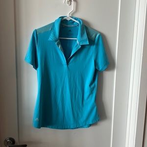 Never worn Adidas women’s blue golf polo